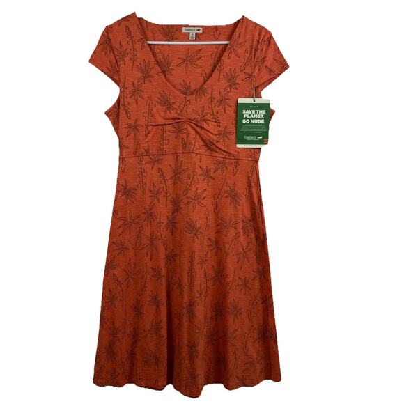Toad&Co Dresses & Skirts - Toad & Co NWT Rosemarie Floral Dress Medium Organic Cotton Sustainable Outdoor